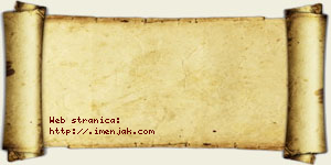 Draginja Kaloper vizit kartica